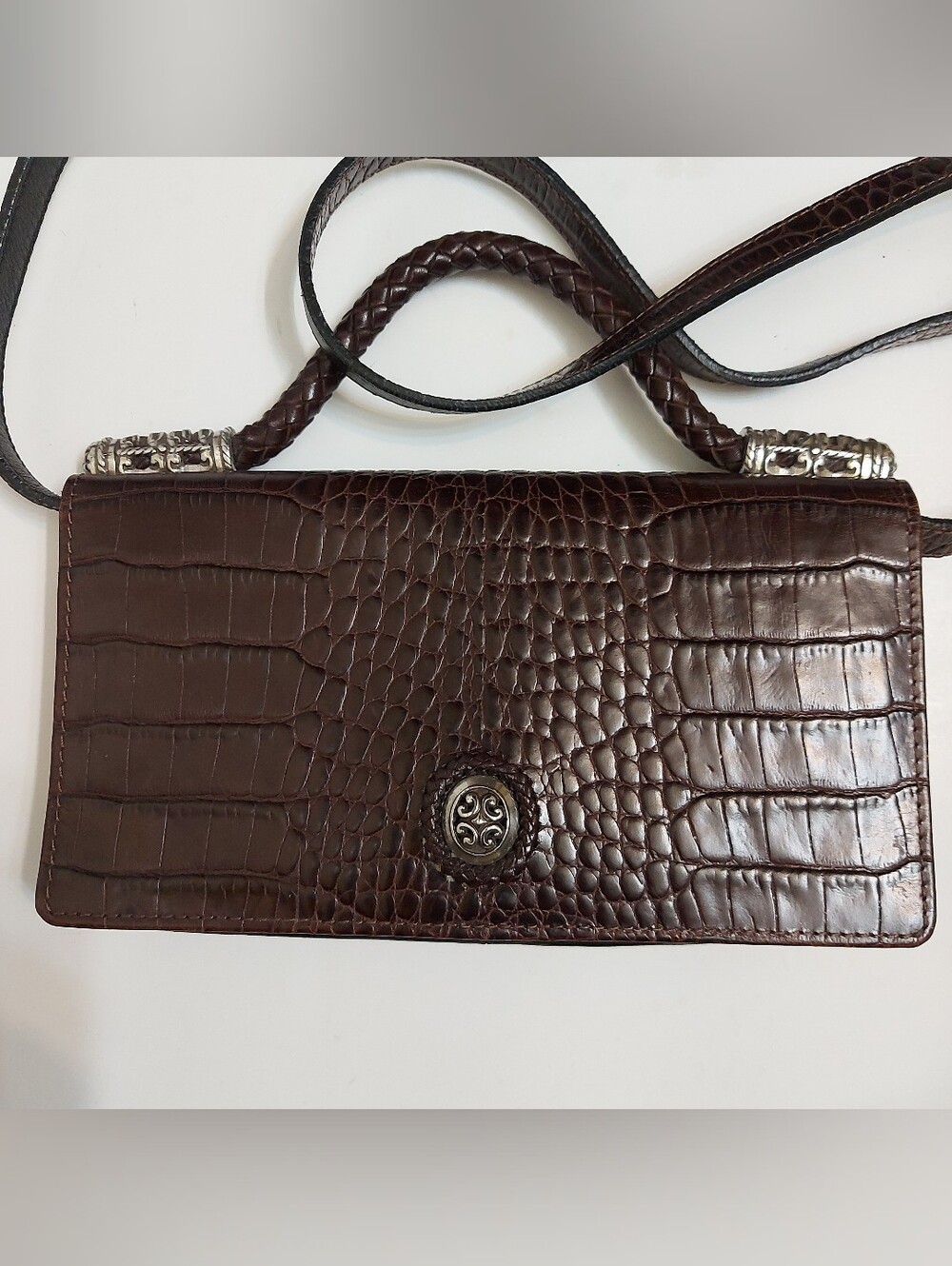 Vintage crossbody organizer bag from the American brand Brighton.